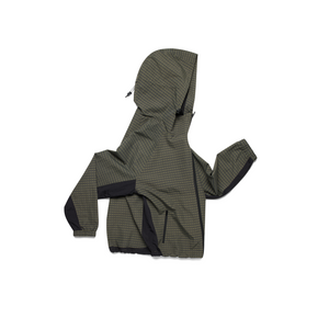 Asymmetrical Plaid Softshell (Green)