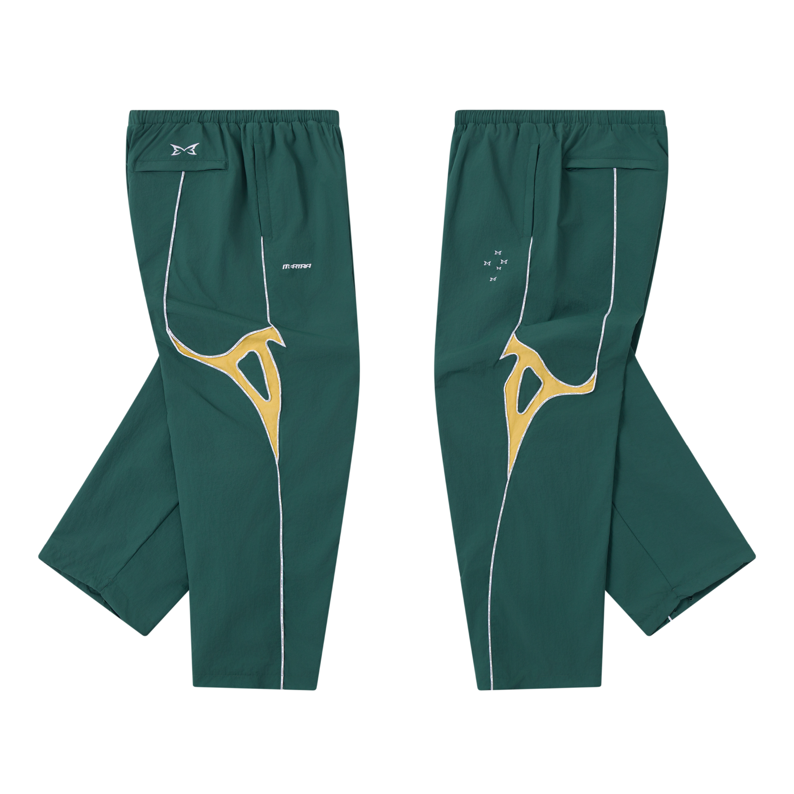 Down Unda Track Pants (Green / Yellow)