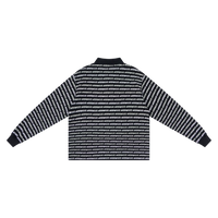 Logo Stripe Rugby (Black)