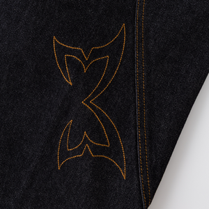 Reverse Bigstep Denim (Black / Gold)