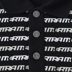 Logo Stripe Rugby (Black)