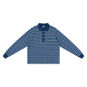 Logo Stripe Rugby (Blue)