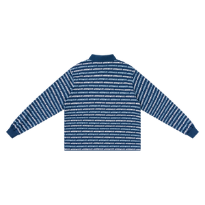 Logo Stripe Rugby (Blue)
