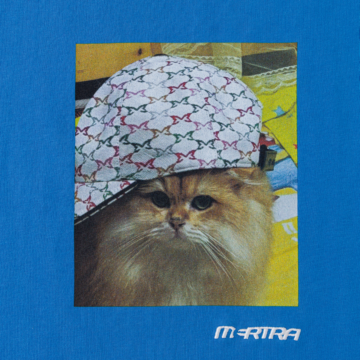 Cat In Da Hat Tee (Blue)