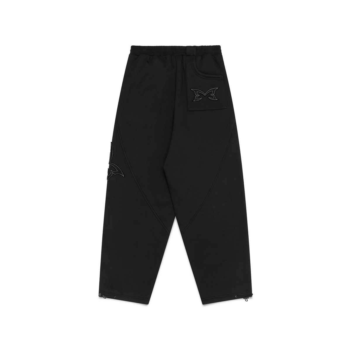 Reverse Bigstep Joggers (Black)