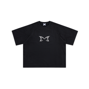 Layered Mesh Jersey (Black)