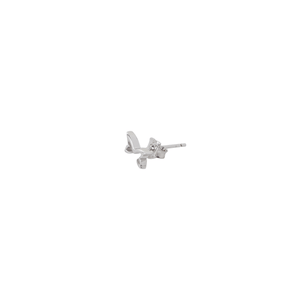 Logo Stud Earrings (Silver)