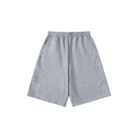 Split Panel Tracksuit Shorts (Grey)