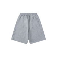 Split Panel Tracksuit Shorts (Grey)