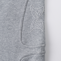 Split Panel Tracksuit Shorts (Grey)