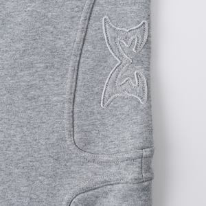 Split Panel Tracksuit Shorts (Grey)