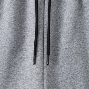 Split Panel Tracksuit Shorts (Grey)
