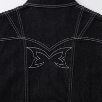 Hardline Denim Jacket (Black / White)