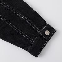 Hardline Denim Jacket (Black / White)