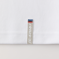 Crosscut Polo (White / Blue)