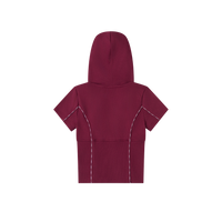 Women’s Piping Top (Maroon)