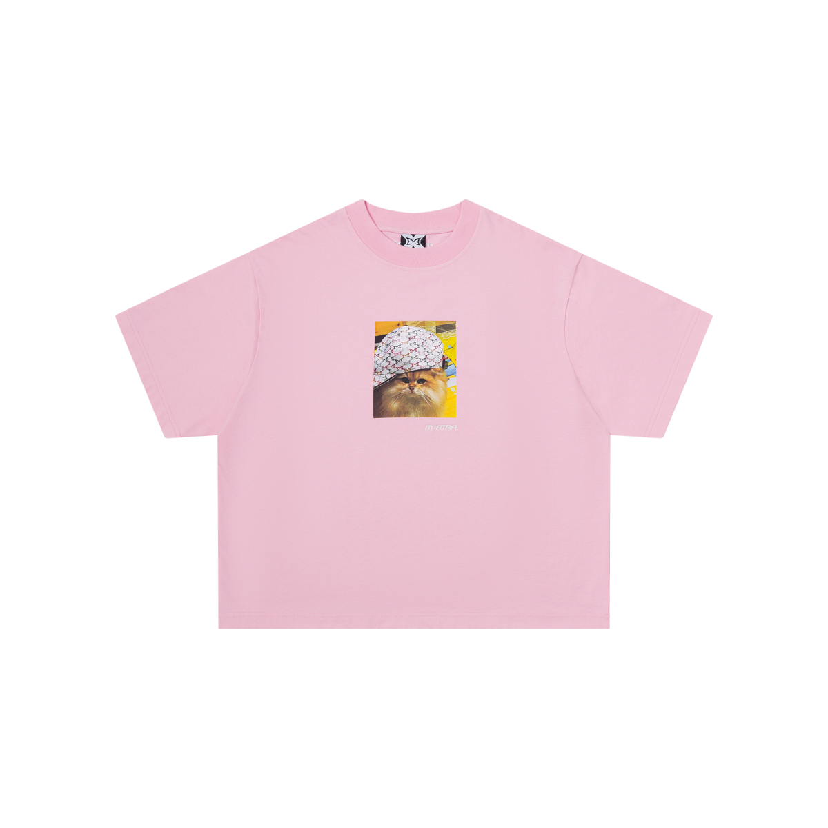 Cat In Da Hat Tee (Pink)