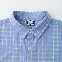 Plaid Shirt (Light Blue)
