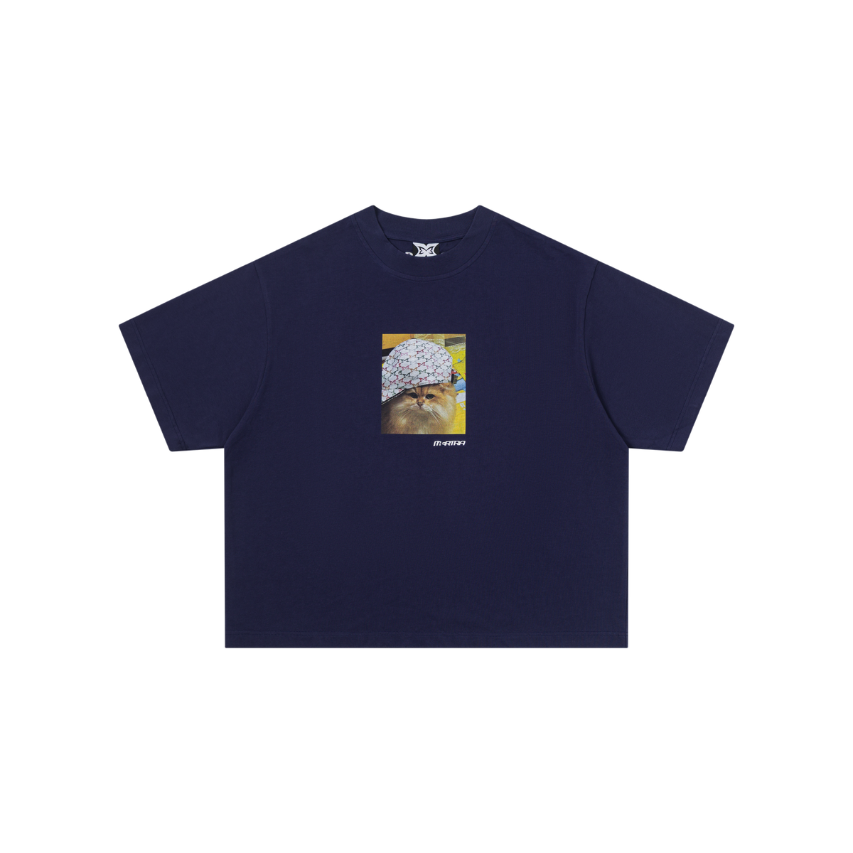 Cat In Da Hat Tee (Navy)