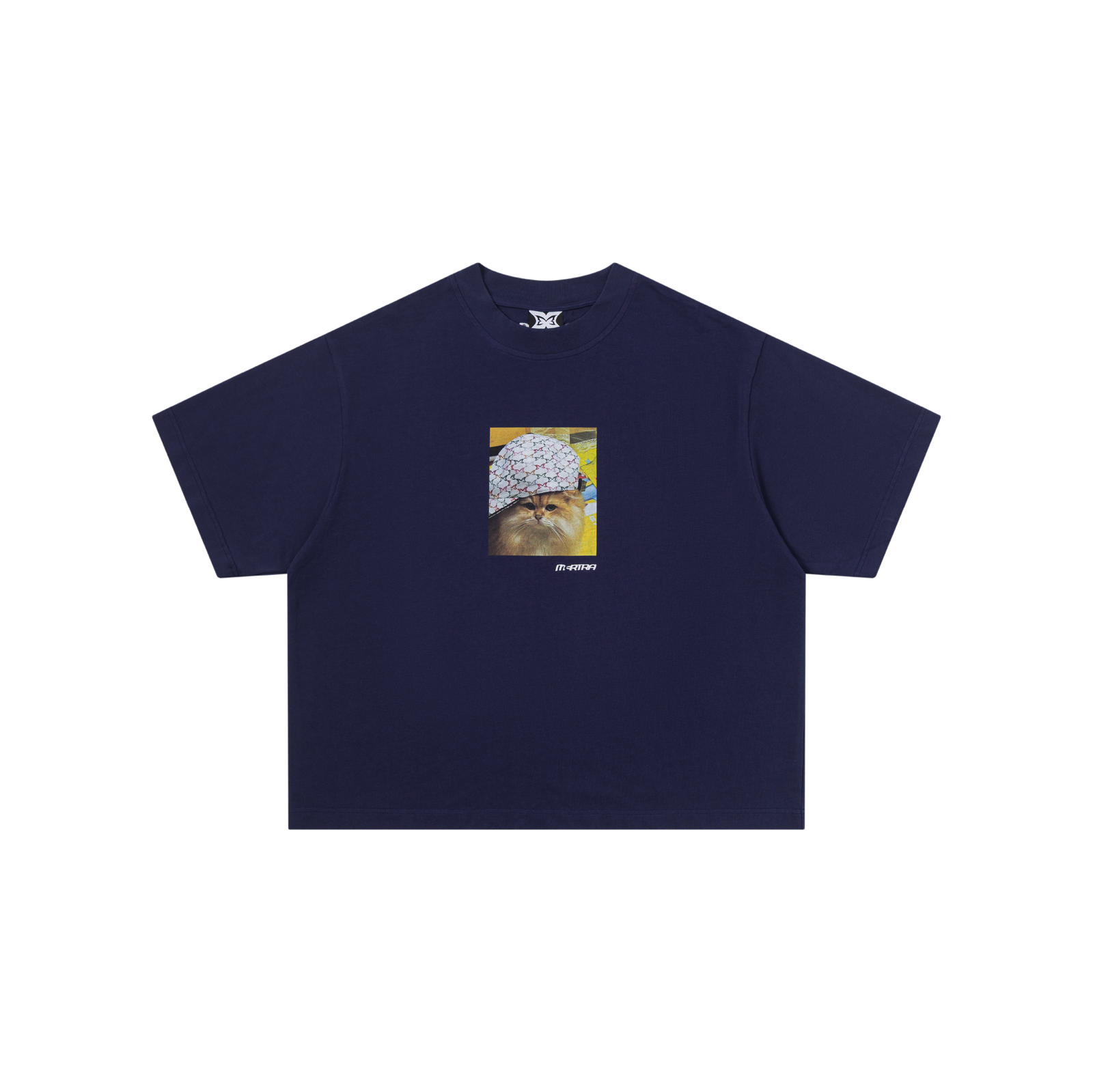 Cat In Da Hat Tee (Navy)
