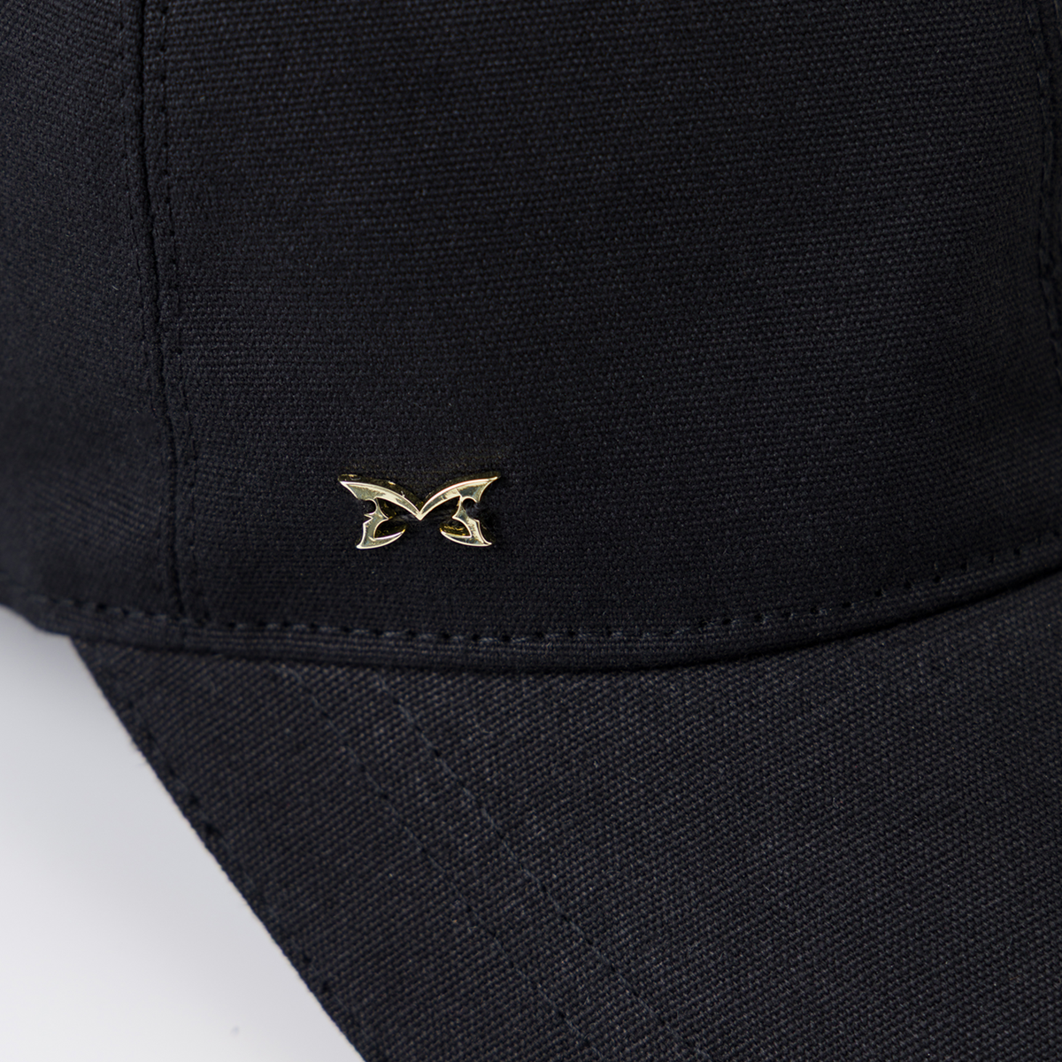 Solid Canvas Cap (Black)