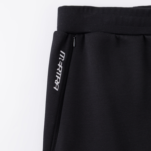 Split Panel Joggers (Black)