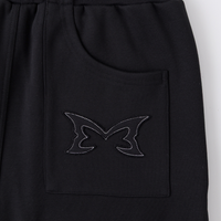 Split Panel Joggers (Black)