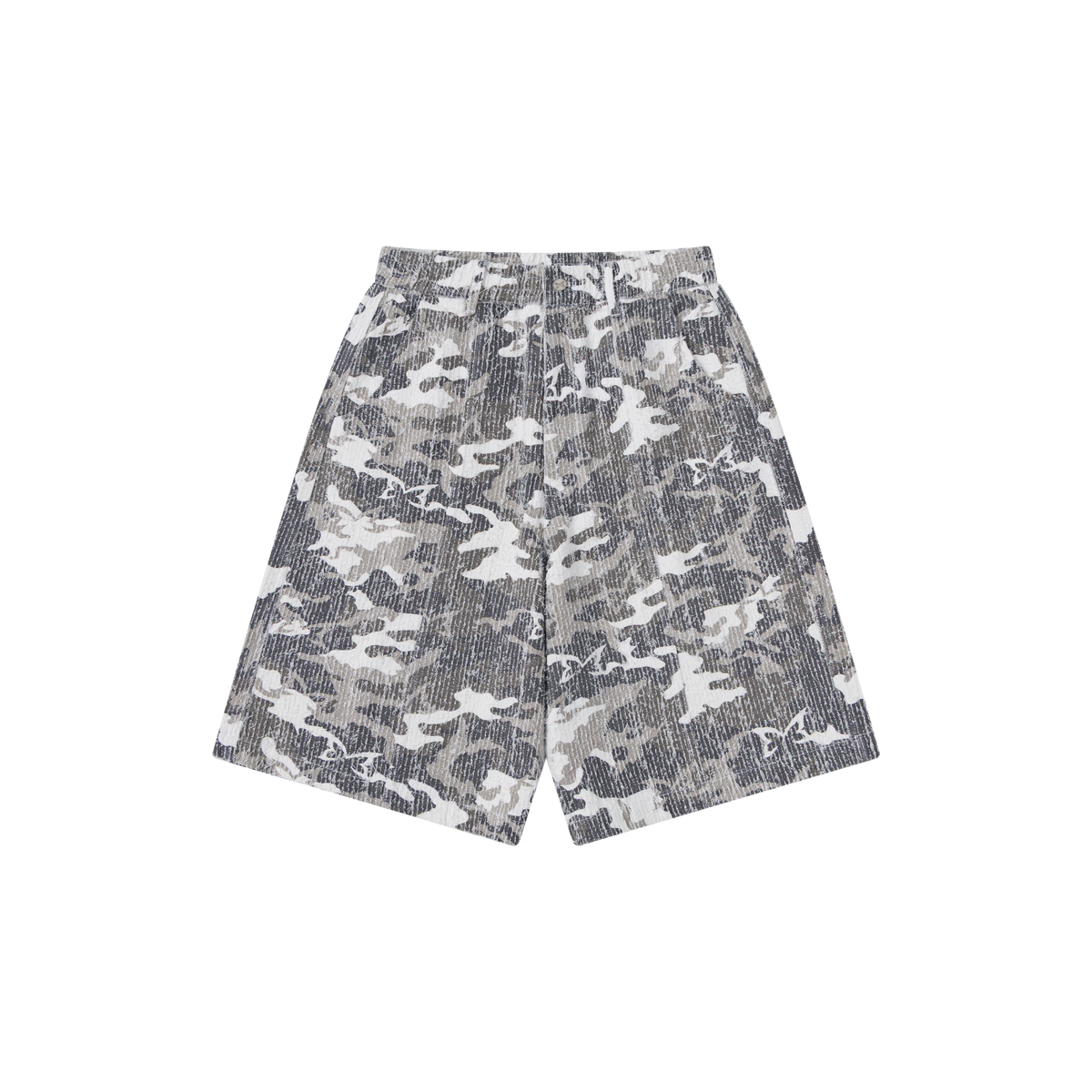 Textured Camo Shorts