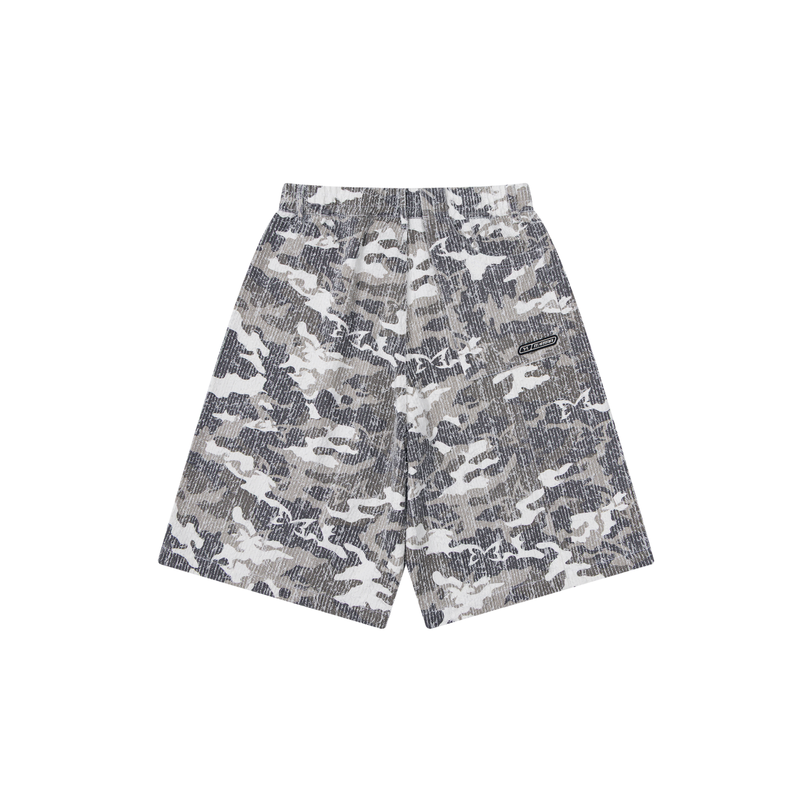 Textured Camo Shorts