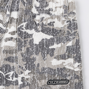 Textured Camo Shorts