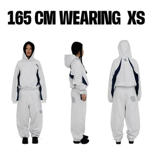 Bigstep Hood (Grey / Navy)