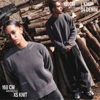Waffle Knit (Washed Grey)