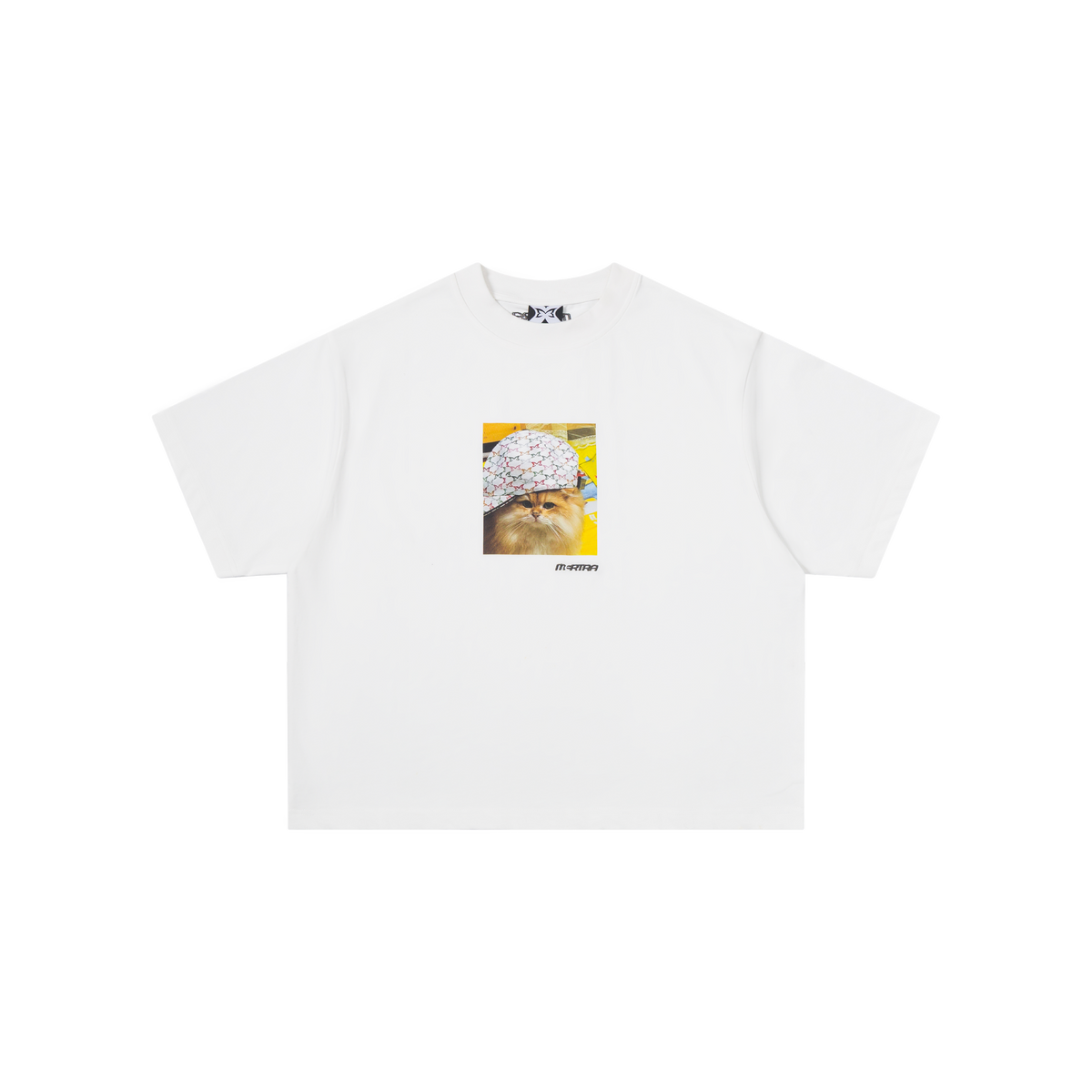 Cat In Da Hat Tee (White)