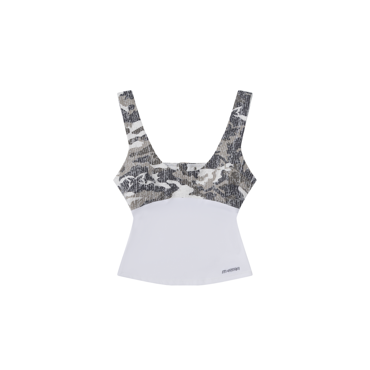 Women's Hybrid Tank (Camo/White)