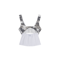 Women's Hybrid Tank (Camo/White)