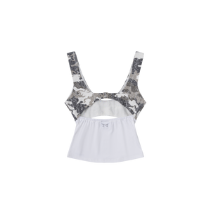 Women's Hybrid Tank (Camo/White)