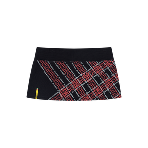 Women's Crosscut Polo (Black / Red)