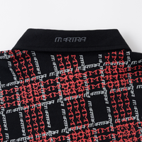 Women's Crosscut Polo (Black / Red)