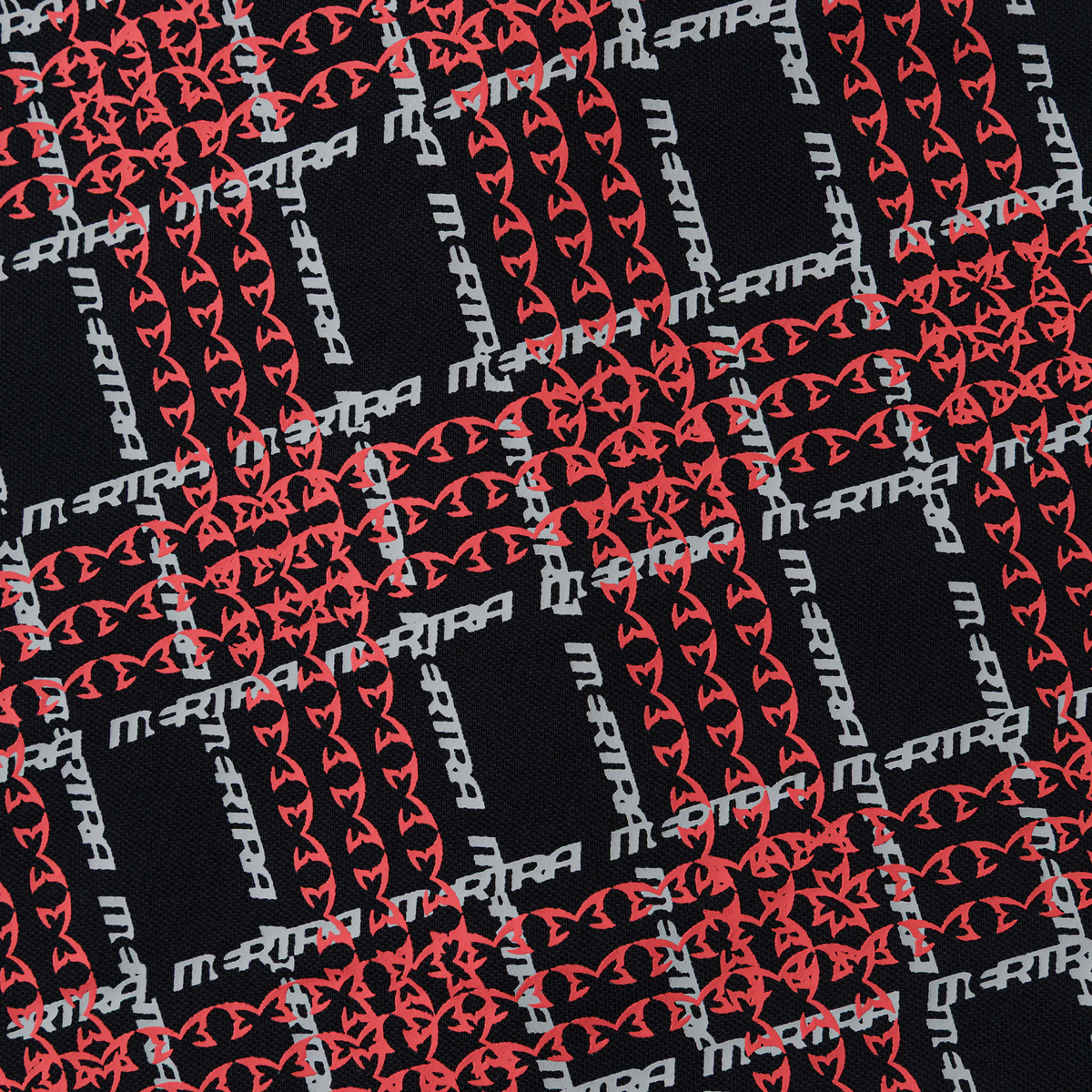 Women's Crosscut Polo (Black / Red)