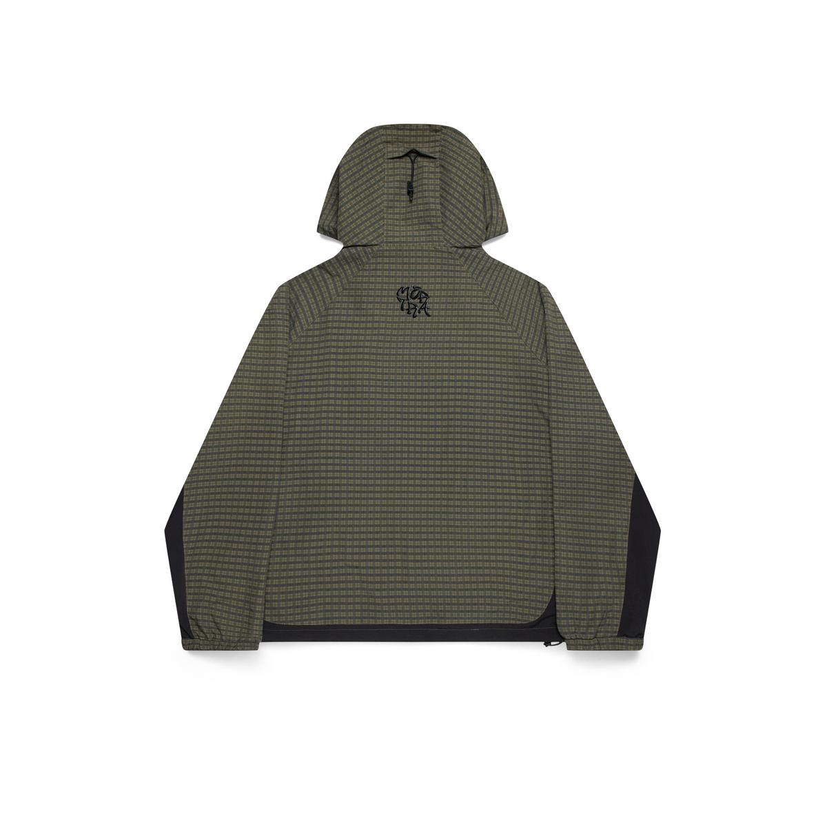 Asymmetrical Plaid Softshell (Green)