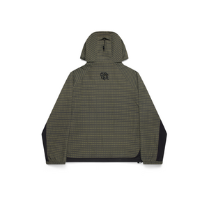 Asymmetrical Plaid Softshell (Green)
