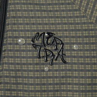 Asymmetrical Plaid Softshell (Green)