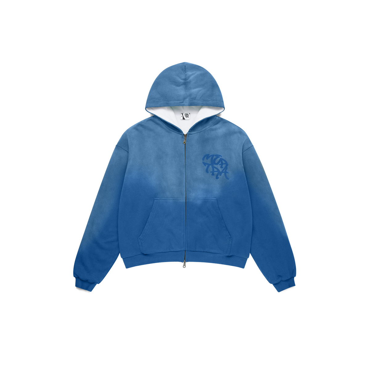 Fleece Lined Hood (Blue)