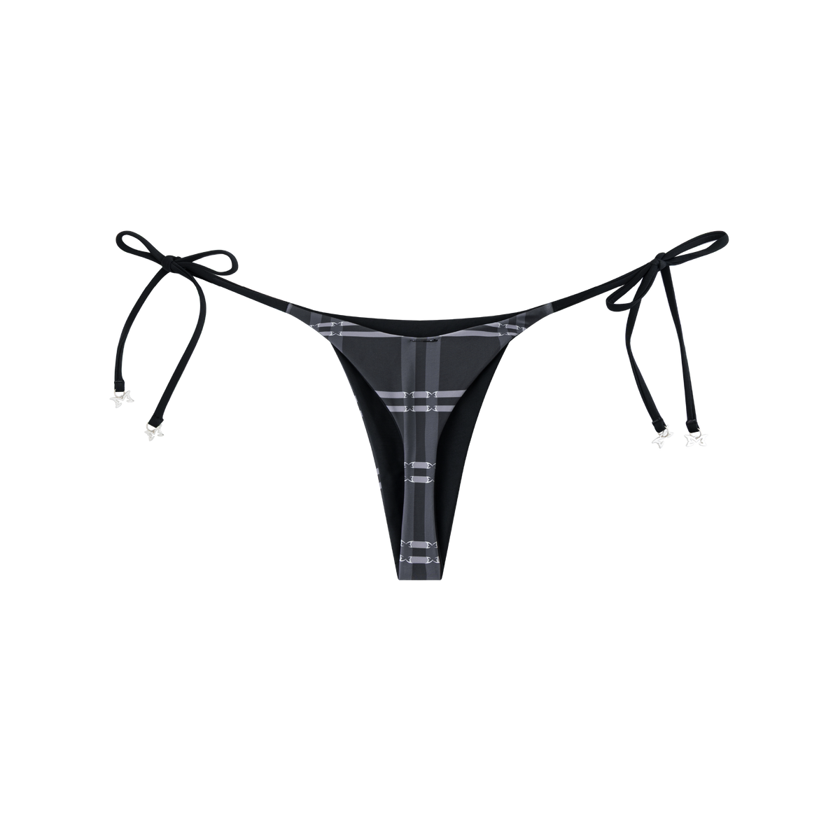 Merva Check Bikini Bottom (Black)