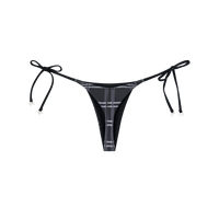 Merva Check Bikini Bottom (Black)