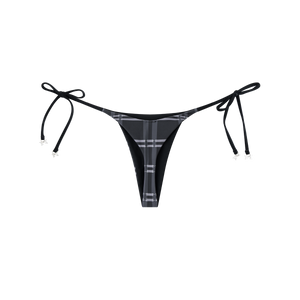 Merva Check Bikini Bottom (Black)