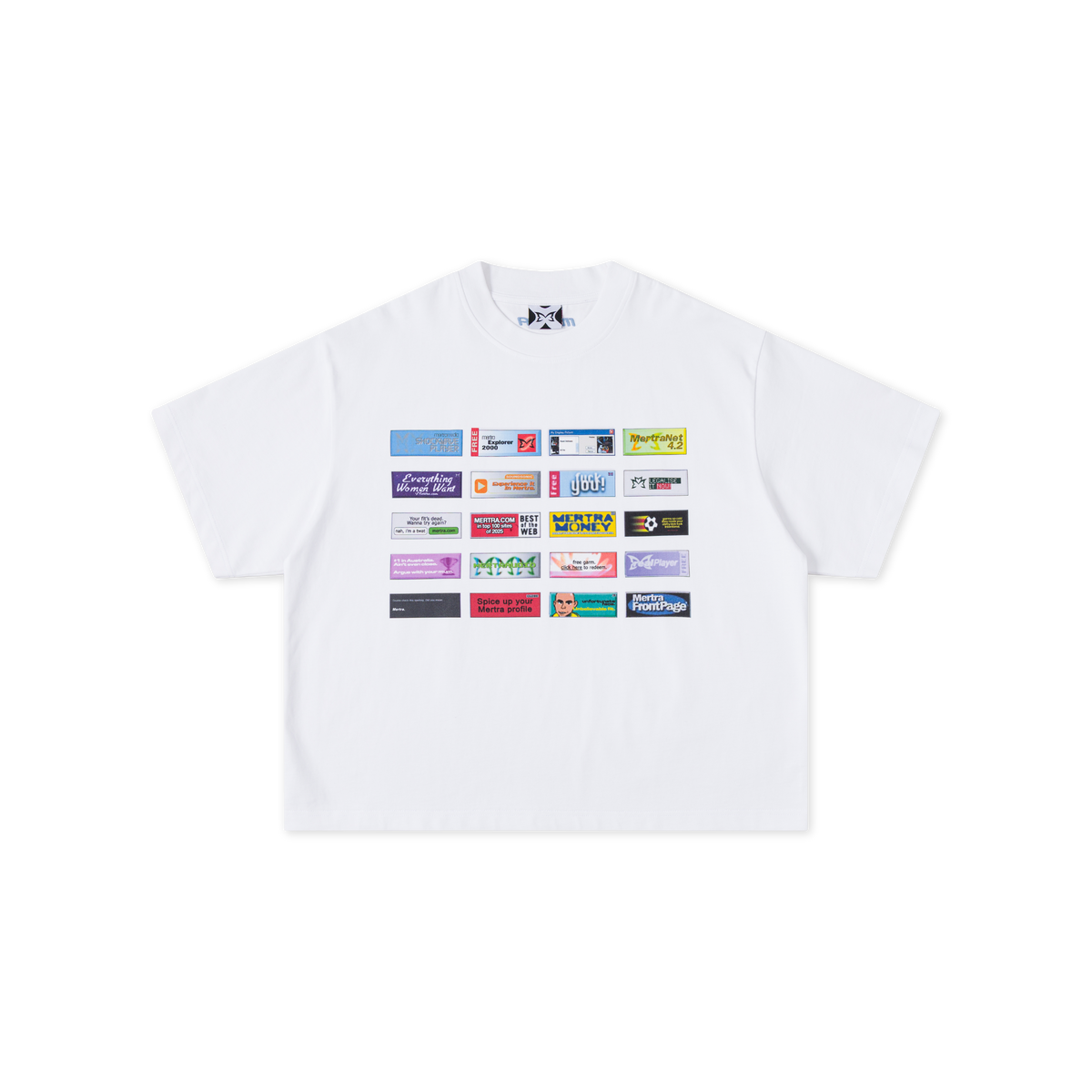Archive Banner Tee (White)