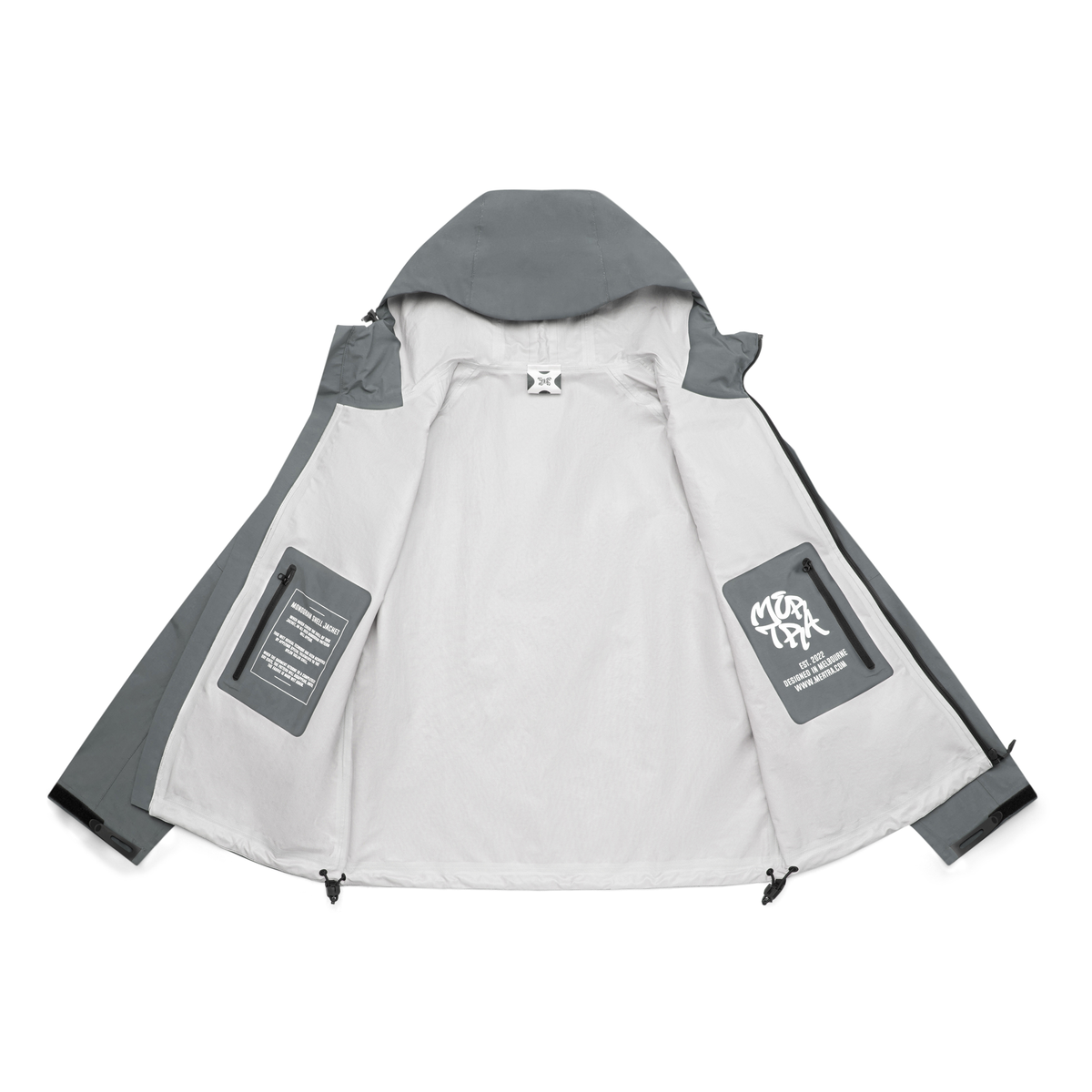 Monogram Shell Jacket (Slate)