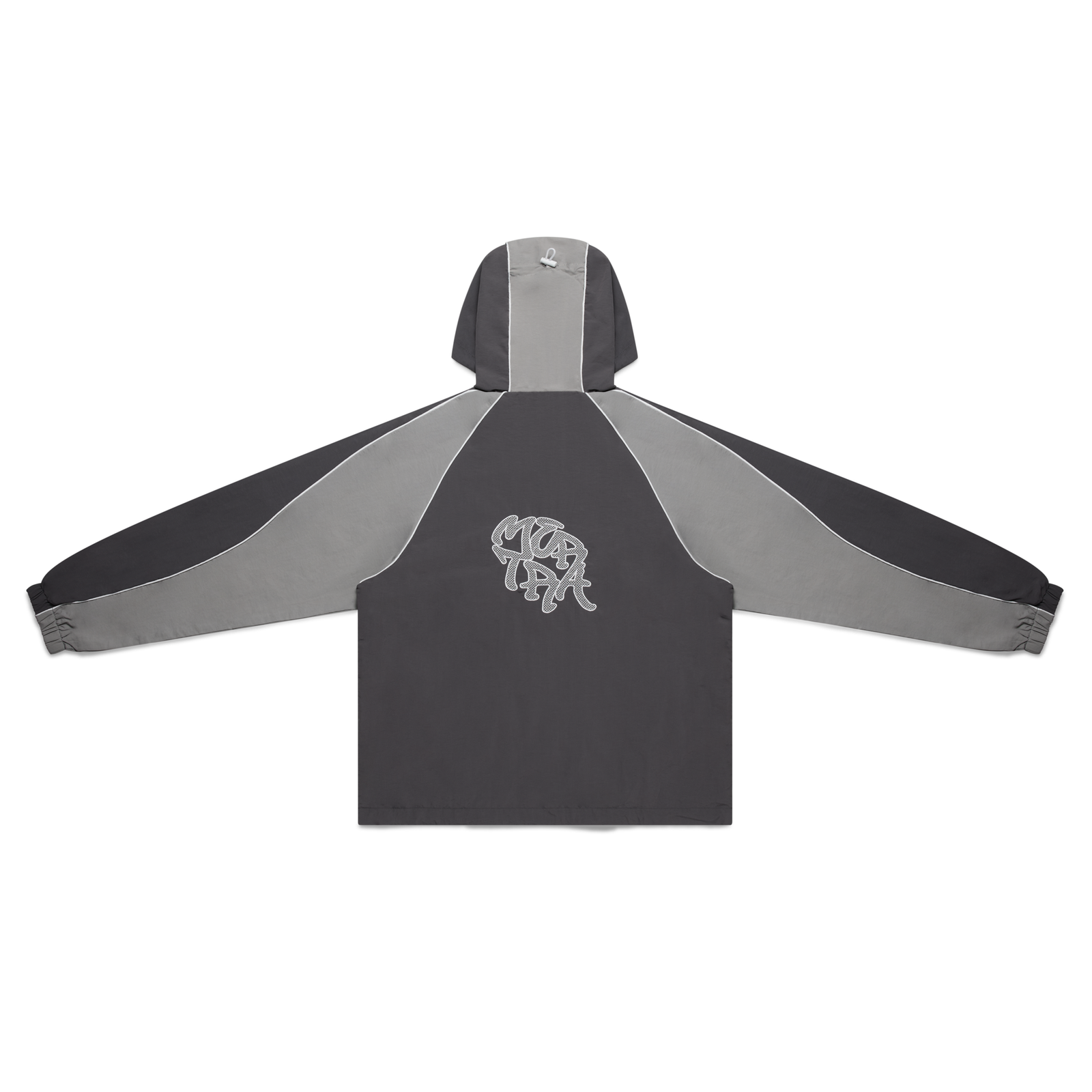 Nylon Track Jacket (Grey / Grey)