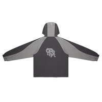 Nylon Track Jacket (Grey / Grey)